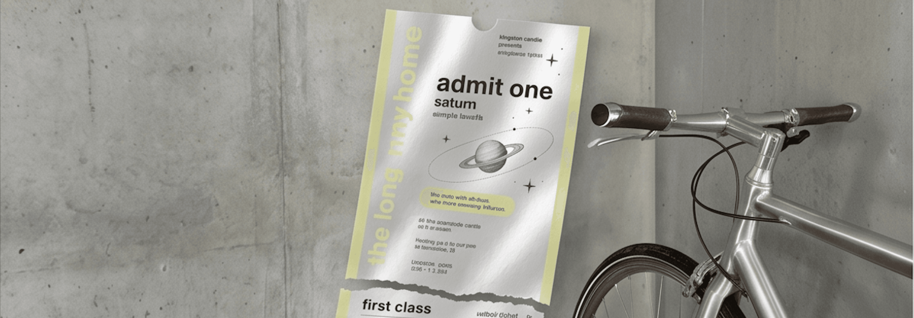Kingston Candle — admit one, saturn
