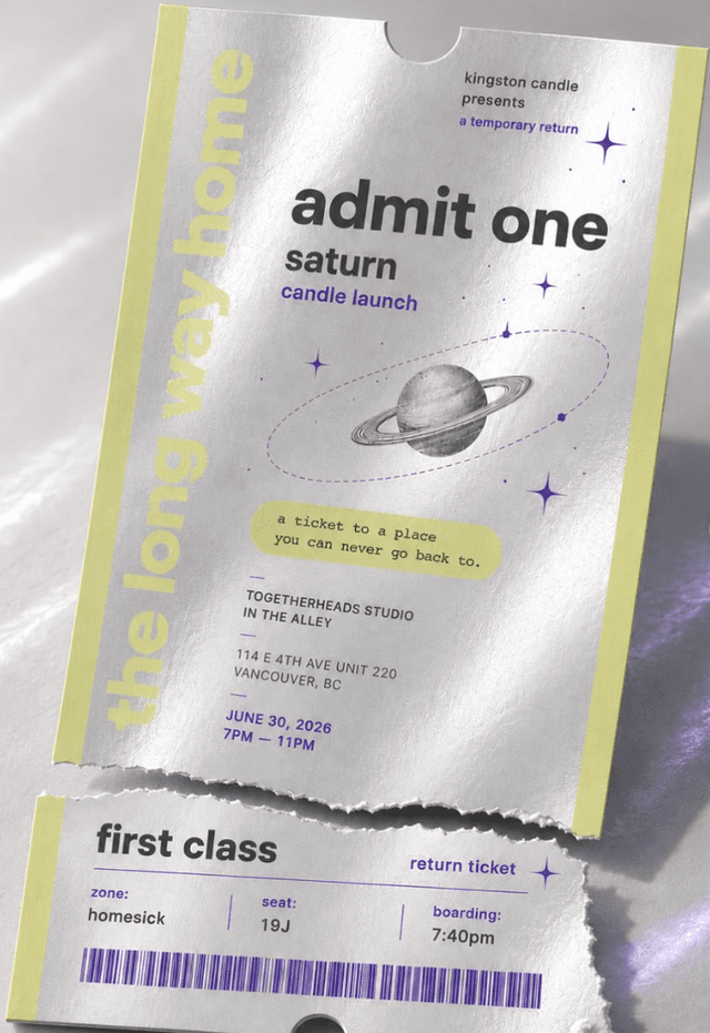 Kingston Candle — saturn