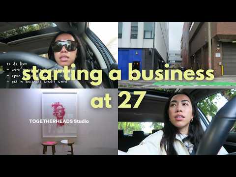 OPENING A BUSINESS BANK ACCOUNT + LOOKING FOR A LAUNCH PARTY VENUE