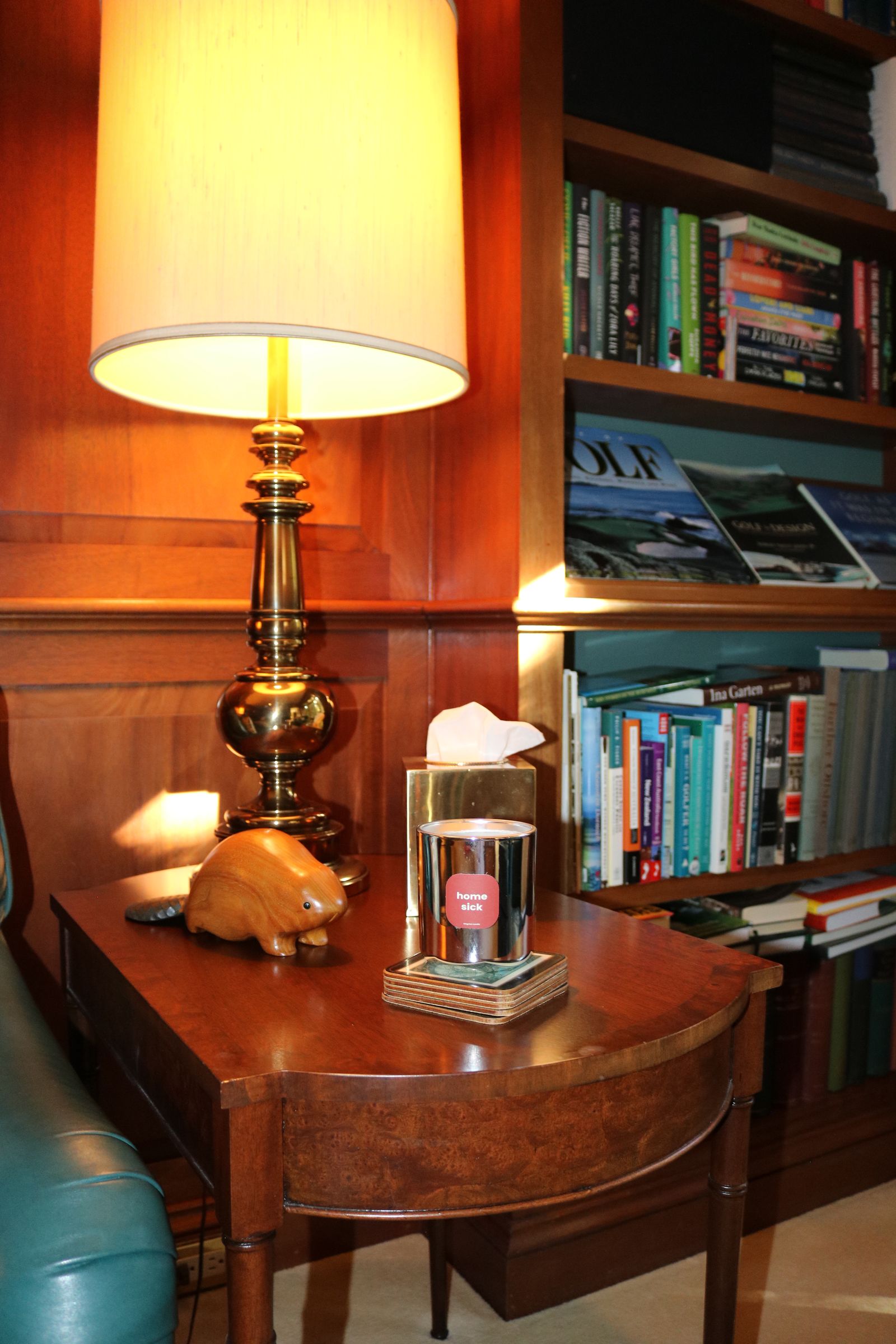homesick chrome candle at home
