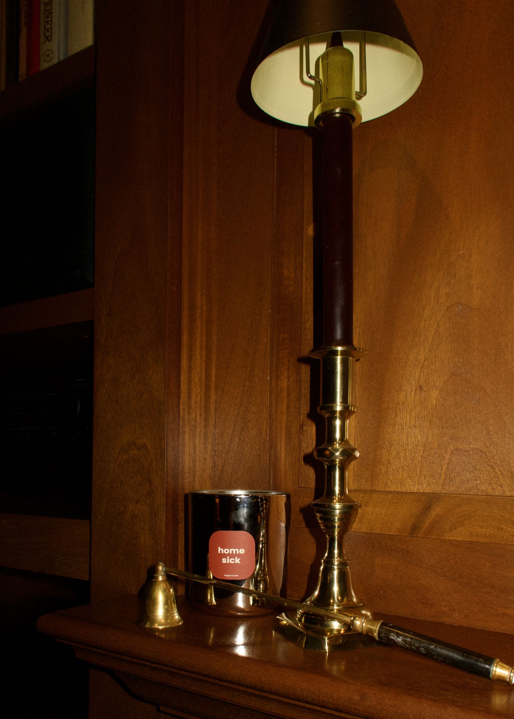 homesick chrome candle at home