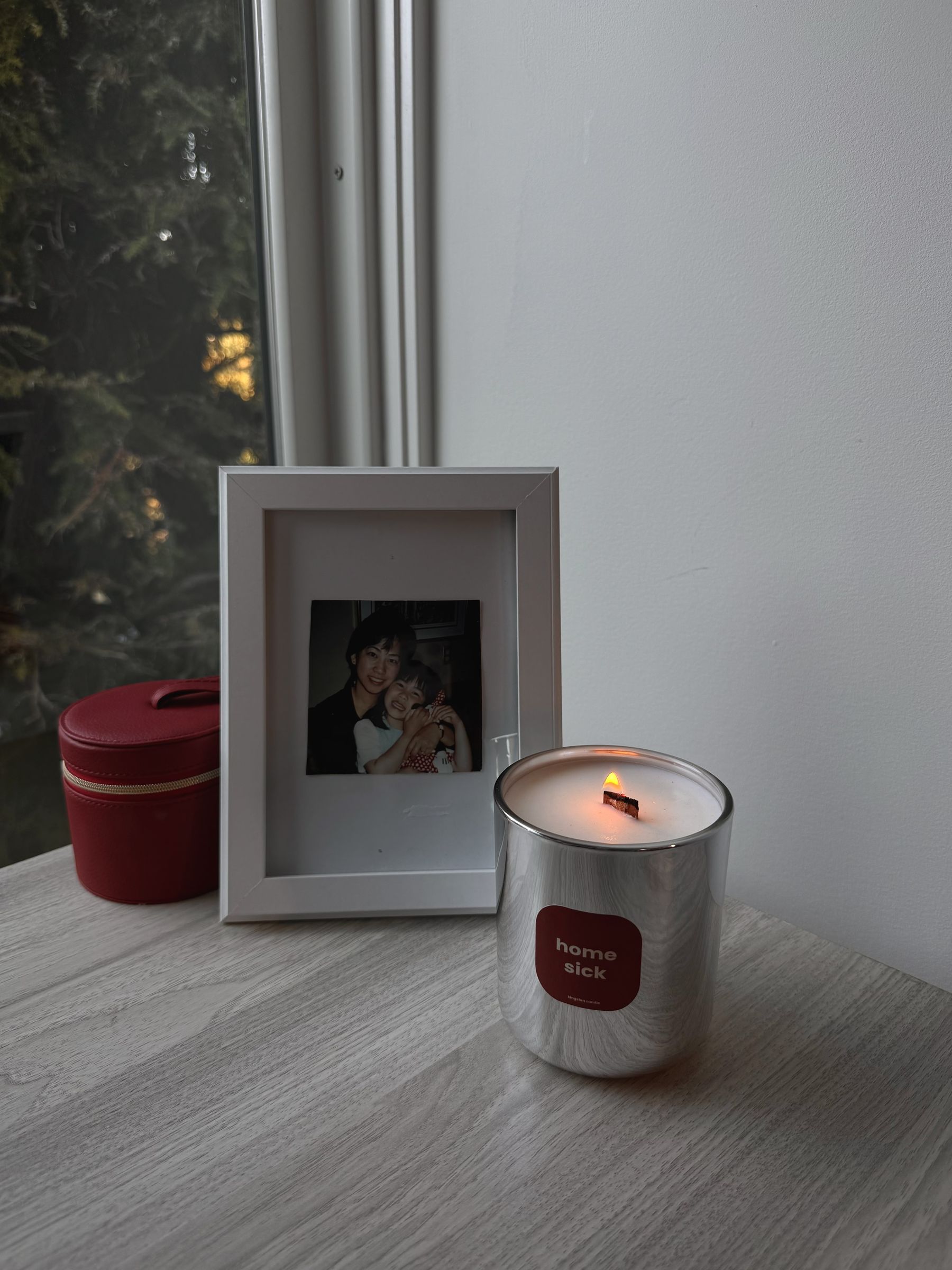 homesick chrome candle at home